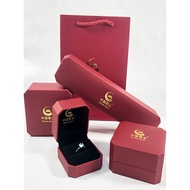 Octagonal Chinese Gold Jewelry Box Gold Store Jewelry Store Packaging Gold Ring Box Pendant Necklace