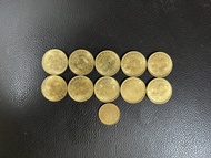 （74年10枚大壹毫）香港硬幣英女王伊利沙伯二世 1974年大一毫 Government of Hong Kong Coin Queen Elizabeth ll 1974 $0.1