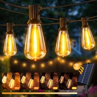 Solar String Light ST38 LED Bulb Outdoor Waterproof and E12 Socket Plug Garden Decoration Light Sola