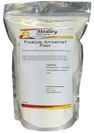 Medley Hills Farm Premium Arrowroot Flour Powder 1.5 Lbs