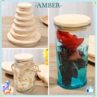 AMBER Mason Jar Lid Reusable Bottle Sealing Caps Compatible Canning Storage