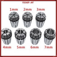 【YOSHOP】ER11 Spring Collet Chuck Set For CNC Milling Lathe Tool Engraving Machine