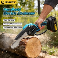 [Local] SOARFLY 6 Inch Mini Electric Cordless Chainsaw 688VF Wood Cutter Secateurs Portable Branch P