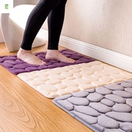 LUOLVTH 40*60cm Bathroom Carpet Feet Pad Pebbles Floor Bathtub Doormat