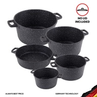 [MINOR DEFECT] New Original Uakeen 20/24/28/32/40CM Die-Cast Cookware Set Non-stick Casserole Pot Co