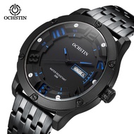 OCHSTIN Legendary Series Calendar Quartz Watch Steel Strap Fashion Gentleman Multi-functional Life Waterproof Quartz Watch LYUE