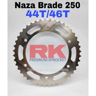 RK Rear Sprocket 520 Belakang NAZA BLADE 250 Spare Part Gear NazaBlade250 Blade250 NazaBlade