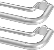Double Curtain Rods 2 Pack 32 to 58 Inches, HOTOZON Blackout Double Curtain Rods for Windows 20 to 5