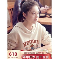 趙今麥同款衛衣女新款2025爆款時尚洋氣復古港風chic外套上衣服潮