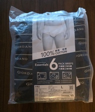 全新 黑色 佐丹奴GIORDANO underwear男裝 三角內褲 （6條)$120  Size:(L) W腰32至34吋
鑽石山至將軍澳 港鐵站
順豐到付