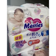 Tã Bỉm Dán/Quần Merries Hàng Nội Địa Nhật Nb96/S88/M64/M68/L58/L50/XL44/XXL26 [Cộng 46 Miếng]