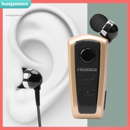 1Pc Fineblue F910 Wireless Earphone Mini Vibration Reminder ABS Bluetooth-compatible 4.0 Retractable