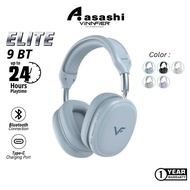 Vinnfier Elite 9 BT Wireless Headphones Deep Bass with Bluetooth 6.0 24H Playtime & AUX Support