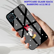 HP Softcase Glass Kaca SAMSUNG A12 - Case Protectivehp for SAMSUNG M12 [A46]
