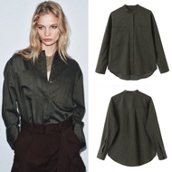 Green Stripe Blouse 80066 (TENC)