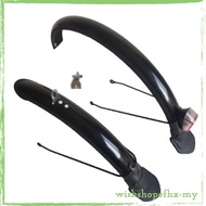 [WishshopefhxMY] 20 Inch Folding Bike Mudguard Set Splash Protection Black Cycle Mudguard Set Bendab