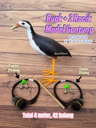 Paket Jerat Racik Gantung Burung Truwok Padi - Ruak Ruak Sawah