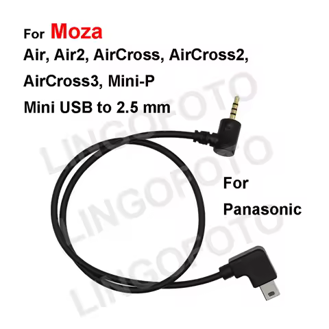 Mini USB to 2.5mm (Remote) for MOZA Air,Air2,AirCross,AirCross2,AirCross3,Mini-P Camera Control Cabl