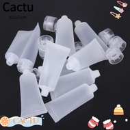 CACTU 2PCS Refillable Bottle Matte/ Empty Squeeze Containers Shampoo Holder
