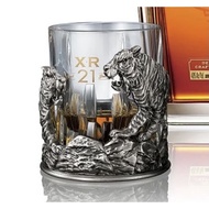 Brand XR21 - Premium Whiskey Cup with Unique Dragon Design & Excellent Quality Cast Metal Base Weigh