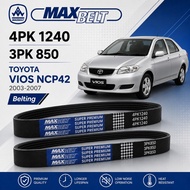 TOYOTA Vios NCP42 2003-2008 MAXBELT Belting 3PK850 / 3PK 850 / 4PK1240 / 4PK 1240