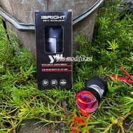 MERAH CAHAYA 1 LED MAIN LIGHT FOR MOTORCYCLE AND CAR IBRIGHT ZE 0 ALL WEATHER SOCKET H4 DEVIL RED DE