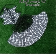 ADULT MASK HEADLOOP 6D TRIANGLE