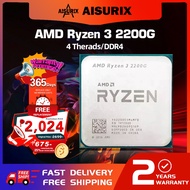 AISURIX R3 2200G AMD Ryzen 3 2200G Socket AM4 Desktop Processor 4-Core 4-Thread 3.6 GHz CPU