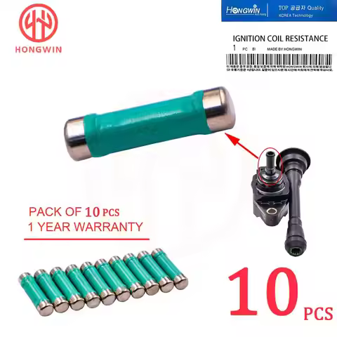 10pcs Ignition coil resistance For Nissan Micra Versa March Versa Note 1.6L L4 2011 2012-2017 22448-