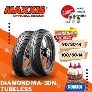 (PAKET MURAH) BAN MAXXIS DIAMOND MA-3DN 90/80-14 + 100/80-14 / BAN