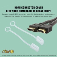 HDMI Cable Connector Dust Plug Protector Cover Case with Rope 1pc