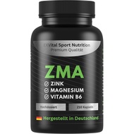 ZMA Giga Capsules, Magnesium, Zinc and Vitamin B6 Complex-210 Capsules, Each Capsule Contains 190mg 