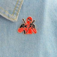 Cartoon Spider Man Enamel Lapel Badges Pins Cartoon Movie Character Brooches Jewelry Accessories