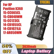 3630mah TF03XL Laptop Battery for HP Pavilion X360 15-CC665CL 15-CD040WM 15-CC123CL 14-CD1055CL 14-C