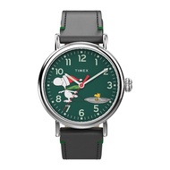 Timex TW2V60200 WATERBURY STANDARD นาฬิกาข้อมือผู้ชาย สายหนังสีดำ หน้าปัดสีเขียว