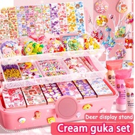 Cream Guka Sticker Set For Boys And Girls, DIY Craft Stickers, Art Production Kits, Lovely Stickers/