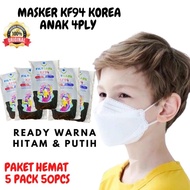 Special Price Masker Kf94 Anak 1Box Isi 50Pcs Masker Kf94 Anak Polos