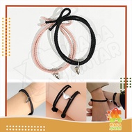 NA Set Gelang Couple Magnet Isi 2pcs / Gelang Persahabatan Bestie 2 Pcs Tali Elastis / Magnetic Attract Couple Bracelet