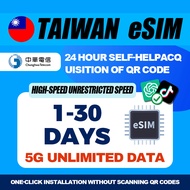 【AE】Taiwan eSIM | 1-15 Days | High-Speed Data Unlimited GB+Hotspot | Taiwan Travel sim card