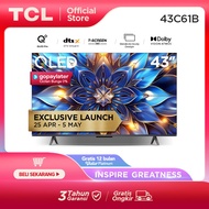 TCL C61B 4K QLED Google TV - T-Screen - Dolby Vision/Atmos - Slim/Uni Body - C61B