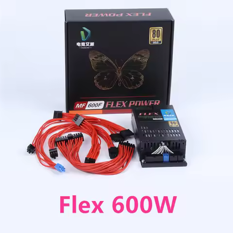New PSU For Dianjipa 80plus gold Flex Itx Small 1U K39 600W Power Supply MF 600F