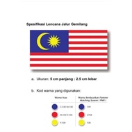 Bendera Sulam Iron On patch