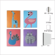 ANIMAL Motif Binder File A5 Binder File/ Binder Note/ EAGLE FILES Binder Notebook