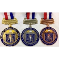 KAGAWARAN MEDAL 6CM (GOLD, SILVER,  BRONZE)