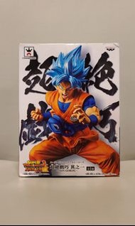 日本景品 日版 金證 Banpresto Grandista 龍珠 Dragon Ball 超絕戲巧 其之一 超級撒亞神 藍髮 孫悟空 模型 figure