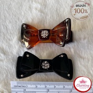 HC06-CLK27 Hair Clip, Duckbill Clip, Embedded with Luxurious Diamonds, Has Wide Teeth That Are Easy 