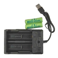 TX Tanox 特林 600mAh 14500鋰電池 附USB充電組 14500-2-USB 190 x 120 x 50mm 150g