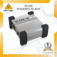 [100% AUTHENTIC] BEHRINGER DI100 Professional Battery/Phantom Powered DI-Box