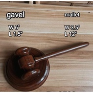 Gavel and mallet/ solid at very durable
