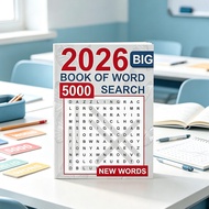 Big Book of Word Search 5000 New Words Relaxing Word Search Puzzle Book 2026